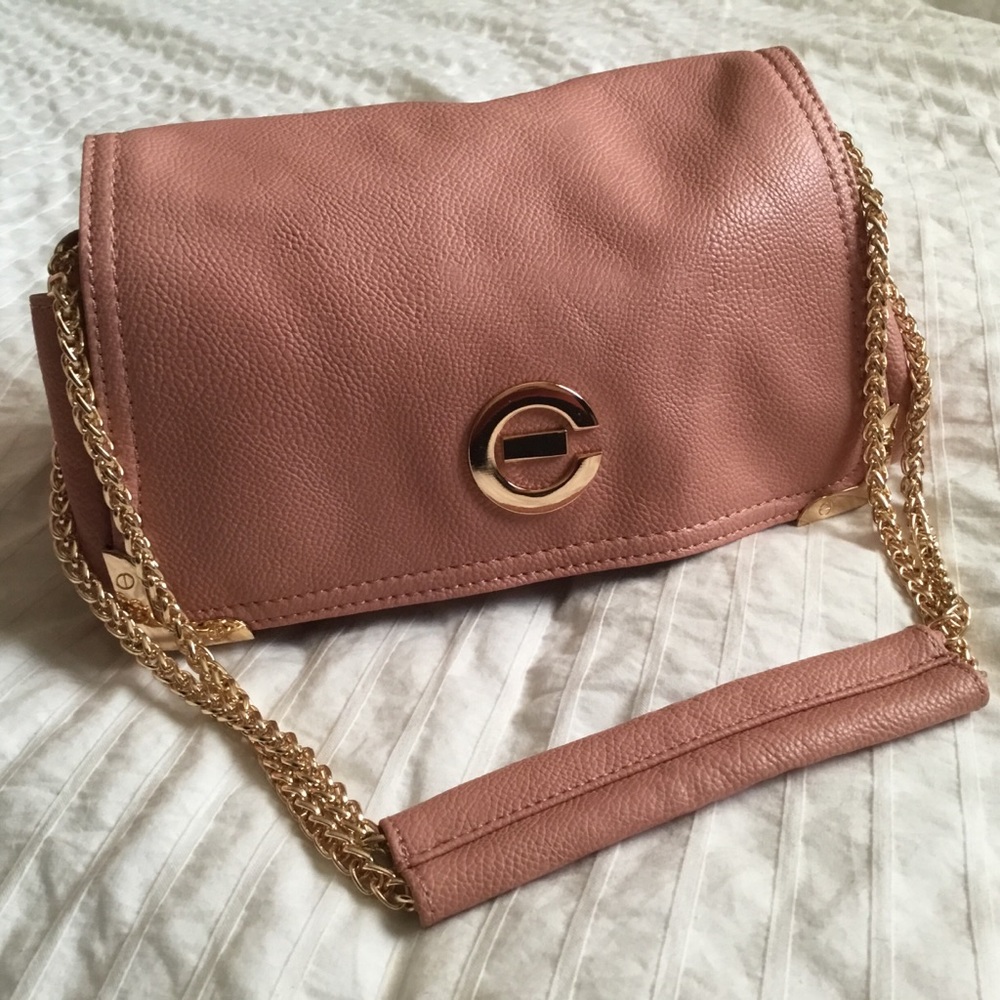 Elizabeth Grant Small Shoulder Bag in dusty rose
